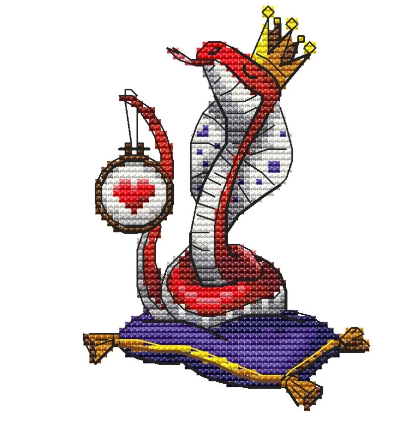 Эксклюзив. схема для вышивки крестом Королева вышивки