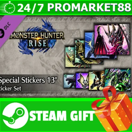 ⭐ ️ Monster Hunter Rise "Special Stickers 13" sticker se