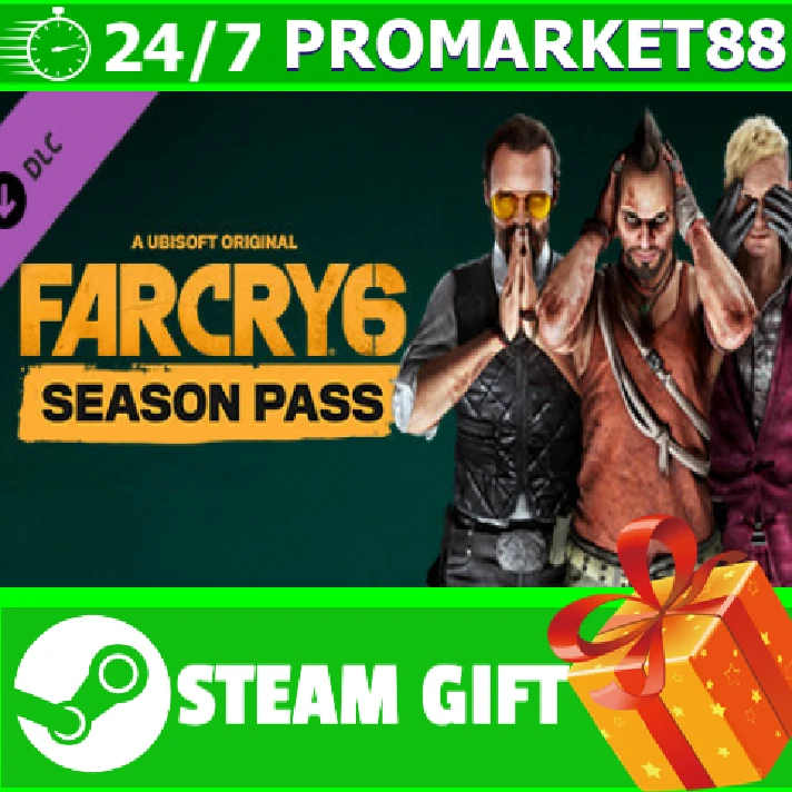 ⭐️ALL COUNTRIES⭐️ Far Cry 6 Season Pass STEAM GIFT