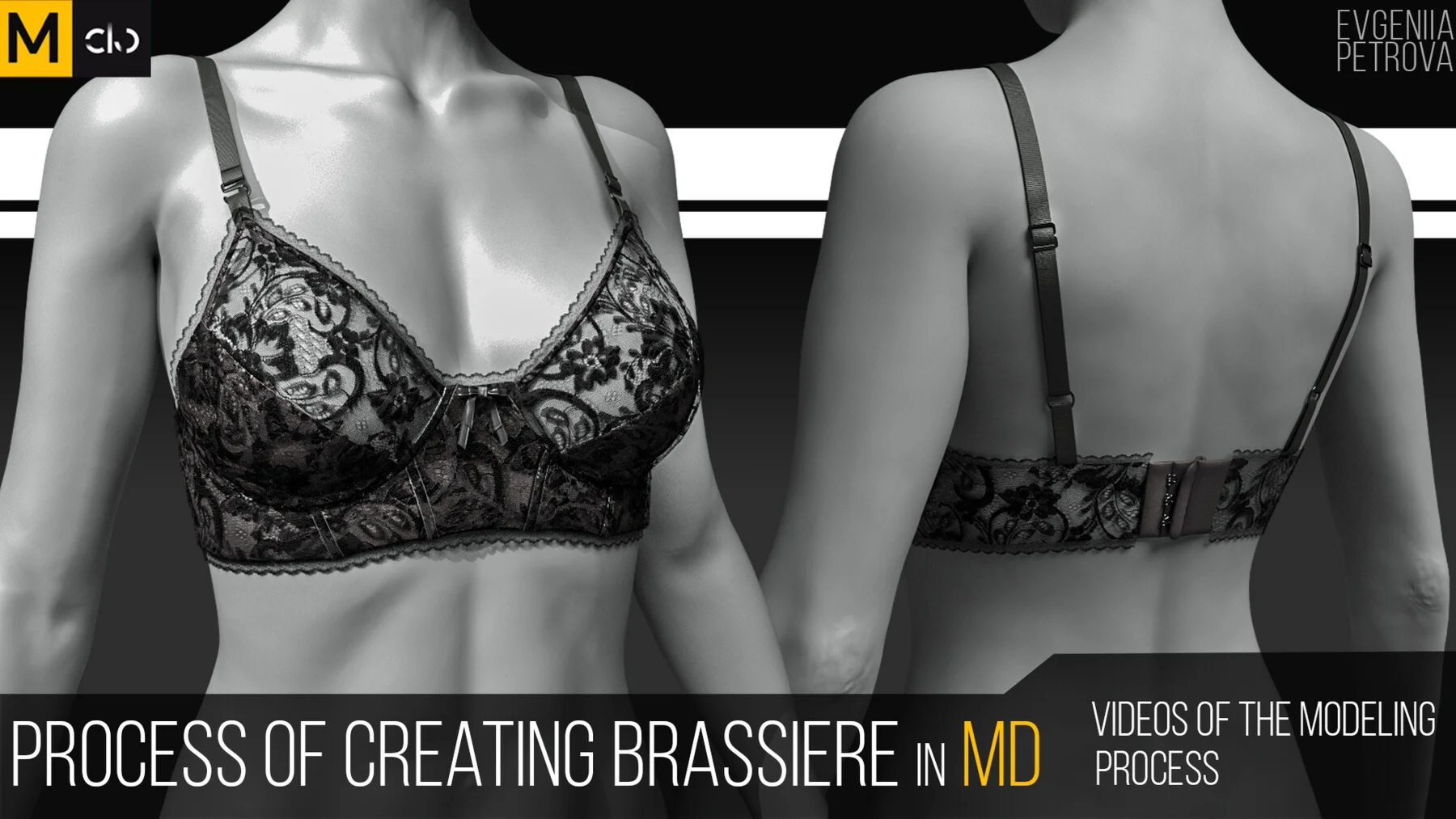 The process of creating brassiere in Marvelous designer