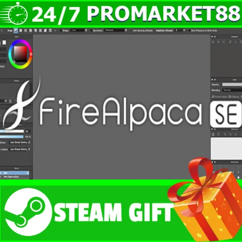 ⭐️ВСЕ СТРАНЫ+РОССИЯ⭐️ FireAlpaca SE Steam Gift