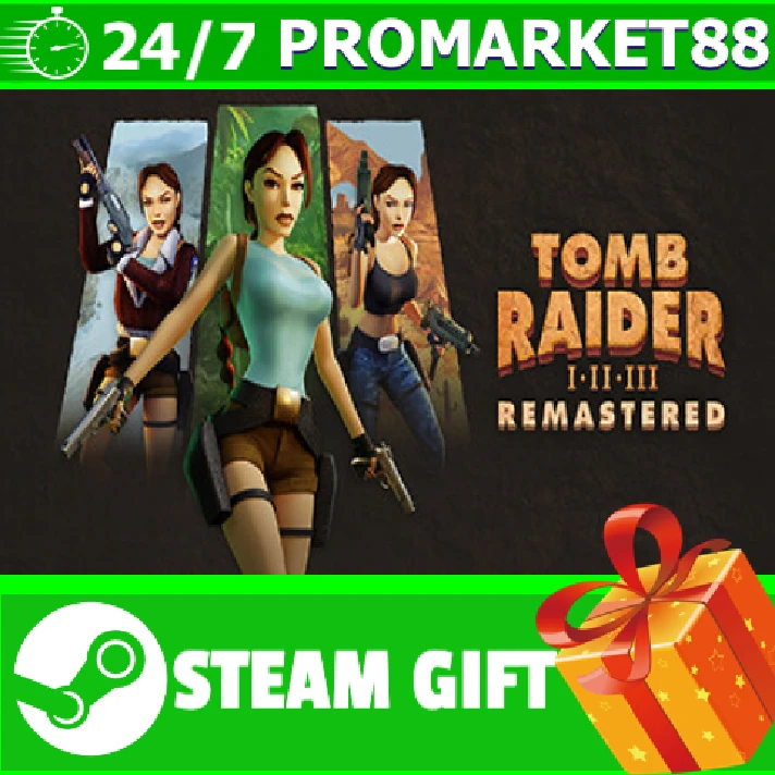 ⭐️ALL COUNTRIES⭐️ Tomb Raider I-3 Remastered STEAM