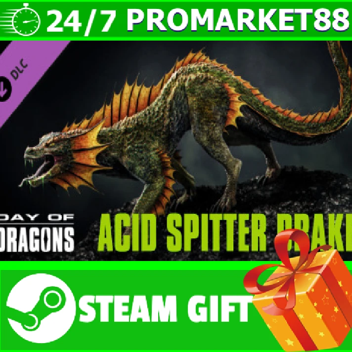 ⭐️GIFT STEAM⭐️ Day of Dragons Acid Spitter Drake