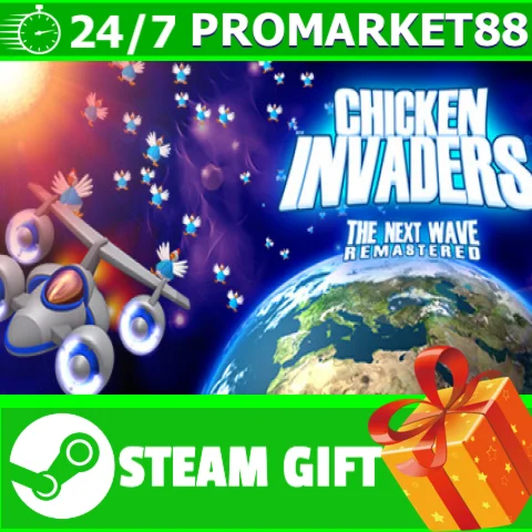 ⭐️ВСЕ СТРАНЫ+РОССИЯ⭐️ Chicken Invaders 2 Steam Gift
