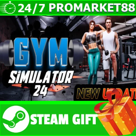 ⭐️ВСЕ СТРАНЫ+РОССИЯ⭐️ Gym Simulator 24 Steam Gift