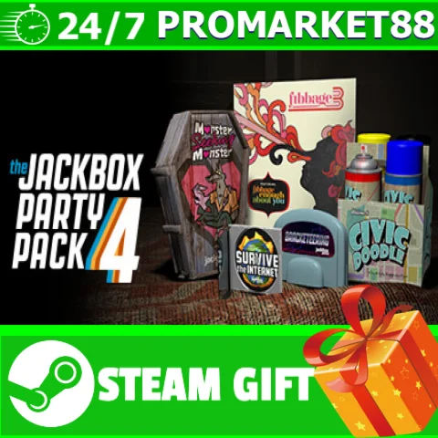 ⭐️ВСЕ СТРАНЫ+РОССИЯ⭐️ The Jackbox Party Pack 4 STEAM