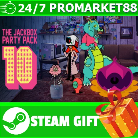 ⭐️ВСЕ СТРАНЫ+РОССИЯ⭐️ The Jackbox Party Pack 10 STEAM