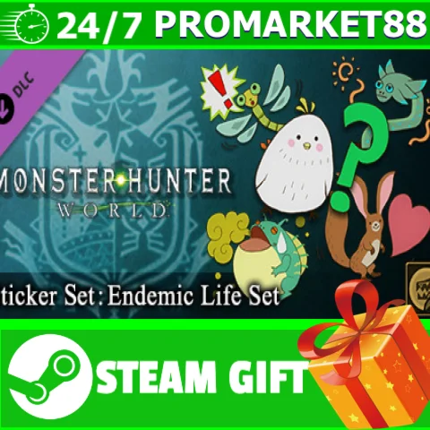 ⭐️ Monster Hunter World Sticker Set Endemic Life Set