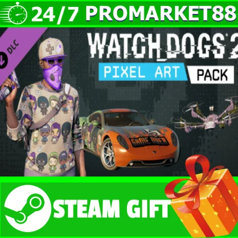 ⭐️ВСЕ СТРАНЫ⭐️ Watch_Dogs 2 - Pixel Art Pack STEAM