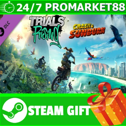 ⭐️ВСЕ СТРАНЫ⭐️ Trials Rising - Crash & Sunburn STEAM