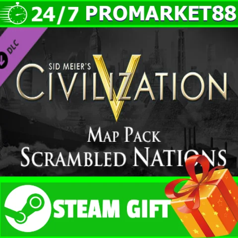 ⭐️ Civilization V - Scrambled Nations Map Pack STEAM