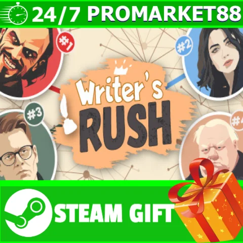 ⭐️ВСЕ СТРАНЫ+РОССИЯ⭐️ Writer's Rush STEAM GIFT