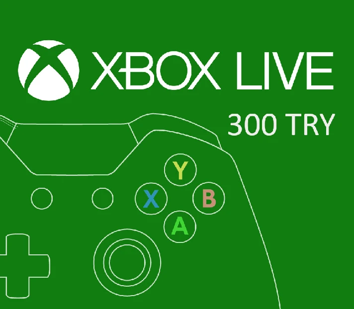 ✨ XBOX Live 300 TRY Gift Card 🛍️ Xbox Key 🍽️ Turkey