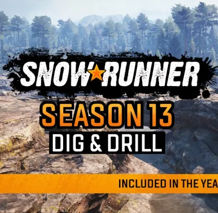 🔴 SnowRunner - Season 13: Dig  Drill ✅ EGS 🔴 (PC)