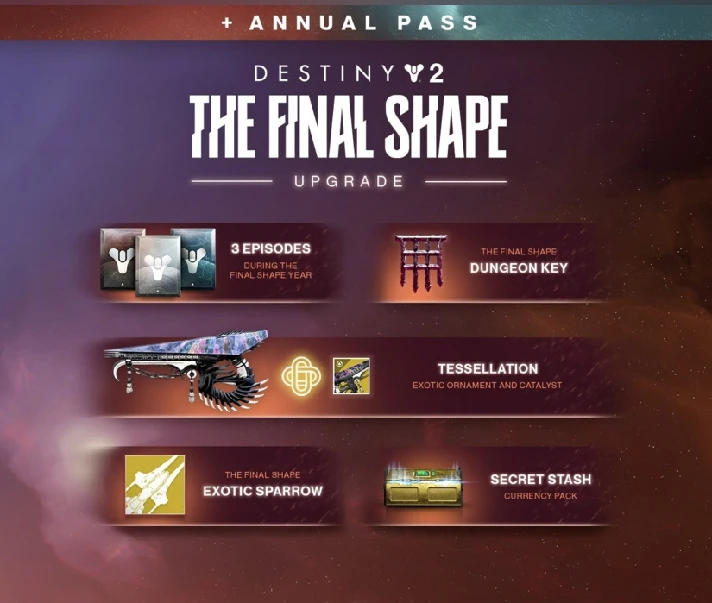 ✅ Destiny 2: The Final Shape + Annual Pass XBOX Key 🔑