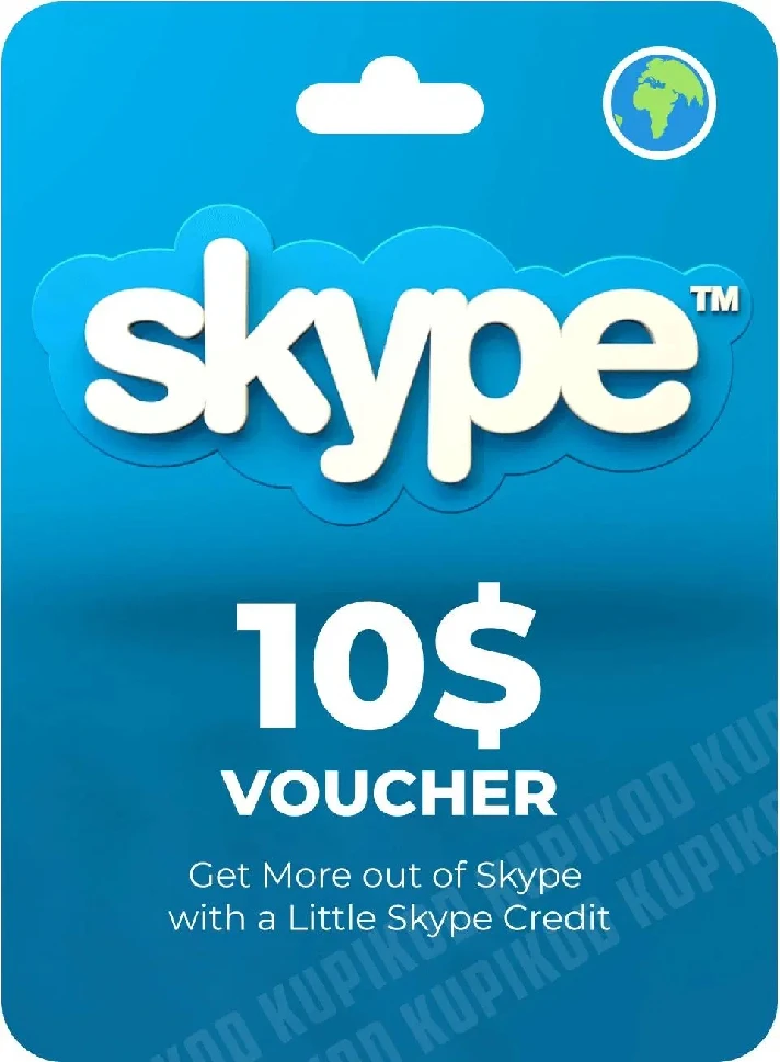 🔥Skype Gift Cards 10$/50$ Global