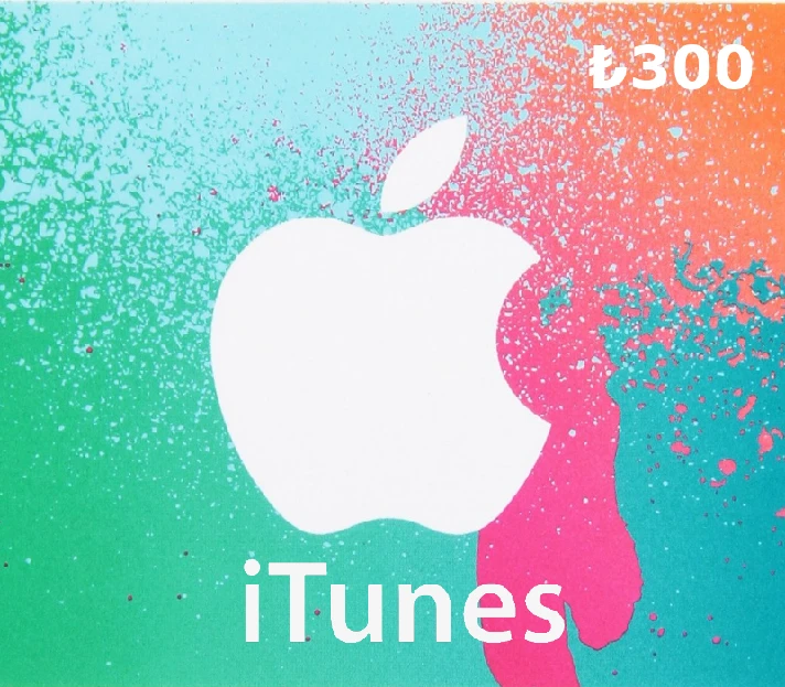 🥃 iTunes 300 TRY Gift Card 🌜 Official Key 🎉 Turkey