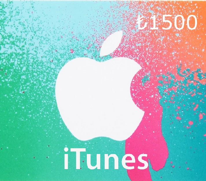 iTunes 1500 TRY Gift Card 🍛 Official Key 📣 Turkey