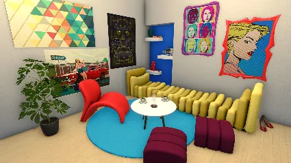 House Flipper - Pop Art Furniture Pack DLC STEAM РОССИЯ