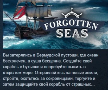 Forgotten Seas  АВТОДОСТАВКА STEAM GIFT РОССИЯ