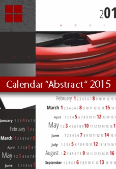 Poster Calendar Abstract Template 2015 (2014)