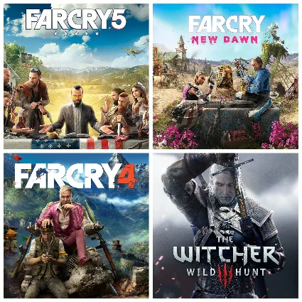 🔴 Far Cry 5 + 4 + New Dawn + Ведьмак 3 🔴 +25 ИГР 🔴 +DLC 🔴