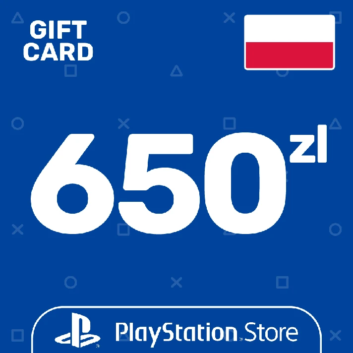 ⭐️PSN Top Up Card 650 PLN Poland