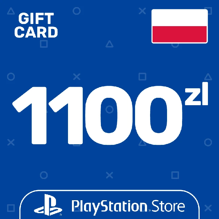 ⭐️PSN Top Up Card 1100 PLN Poland