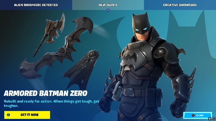 🔥Fortnite Armored Batman Zero Outfit DLC Region-Free🔥