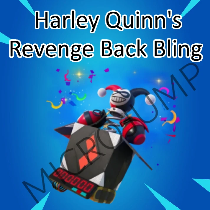 🔥 Fortnite Harley Quinn´s Revenge Back Bling GLOBAL 🔥