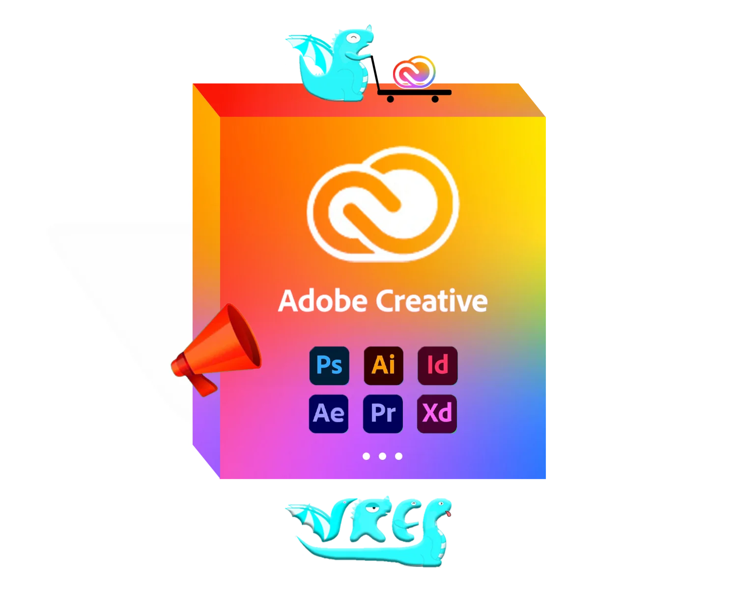 Adobe Creative — облако 100 ГБ  1/3/12 месяцев