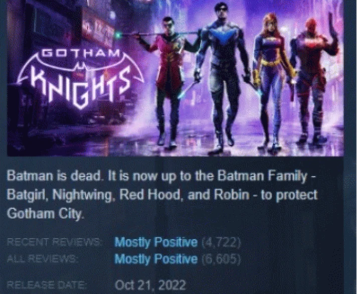 Gotham Knights 💎STEAM KEY LICENSE