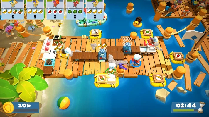 ✅Overcooked! 2 Surf ´n´ Turf DLC ⭐Steam\Global\Key⭐ +🎁