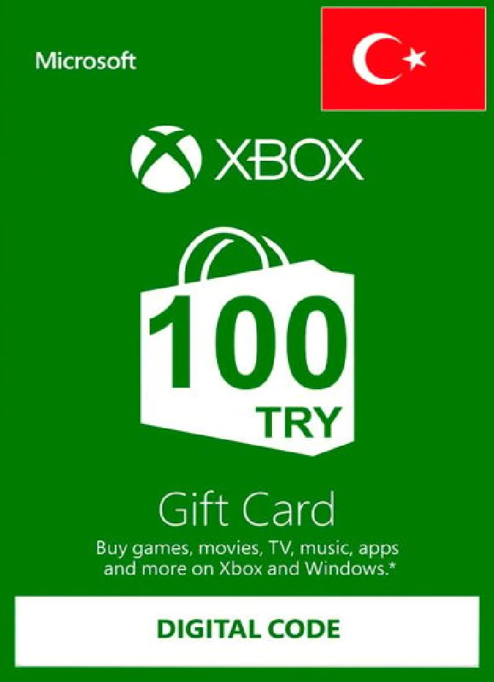 Xbox gift card 100 tl (Türkiye) 😎