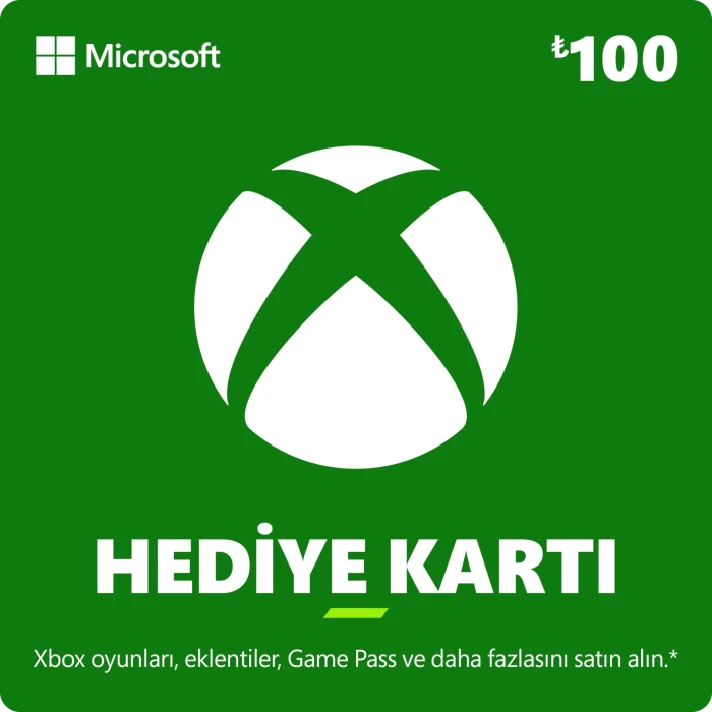 Xbox gift card 100 tl (Türkiye) 😎