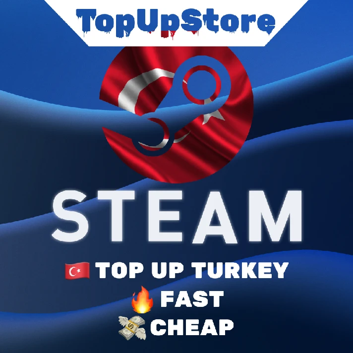 💲STEAM TOP-UP OF TURKEY (USD)💲