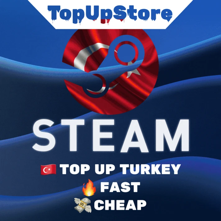 💲STEAM TOP-UP OF TURKEY (USD)💲