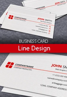 Line Design Business Card