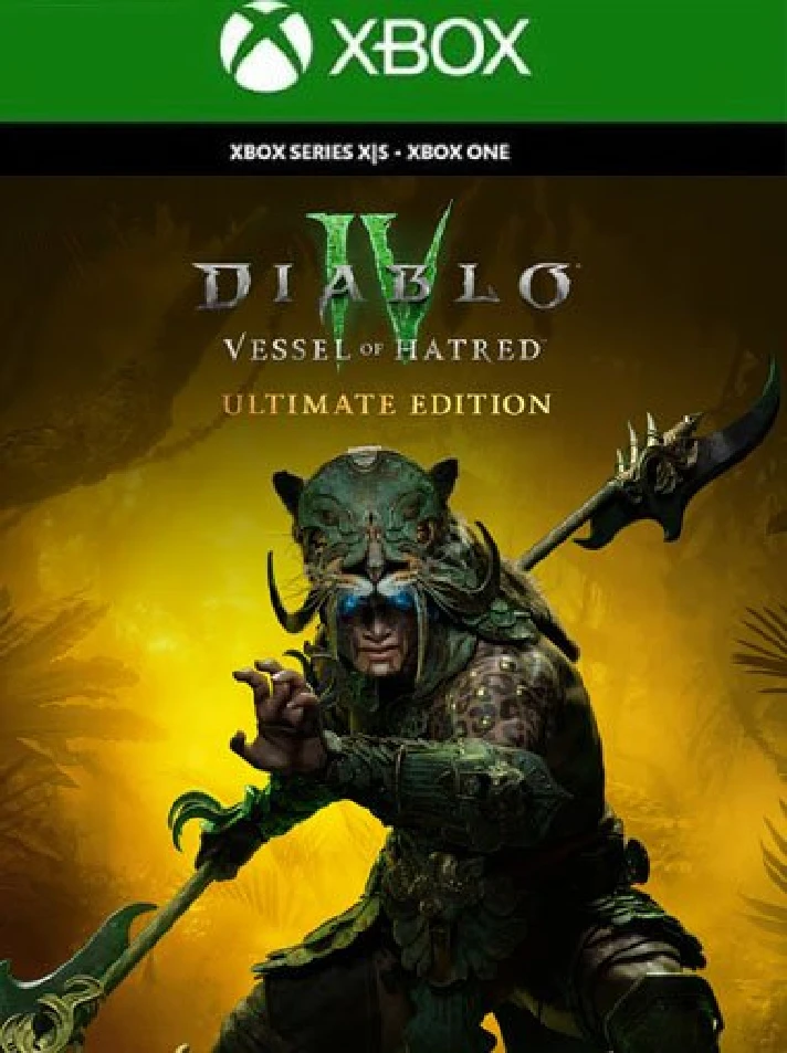 🟢🔥DIABLO IV: VESSEL OF HATRED Ultimate DLC🌍XBOX