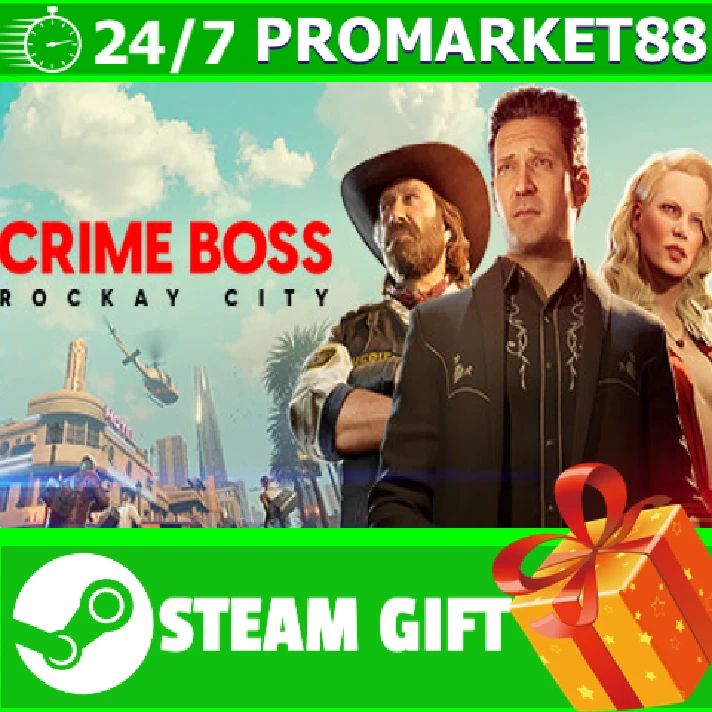 ⭐️ALL COUNTRIES⭐️ Crime Boss Rockay City STEAM GIFT