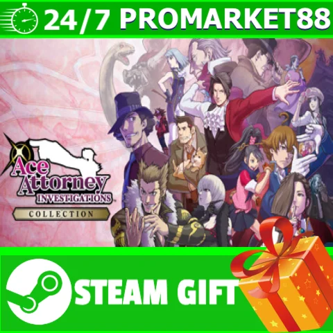 ⭐️ Ace Attorney Investigations Collection STEAM GIFT
