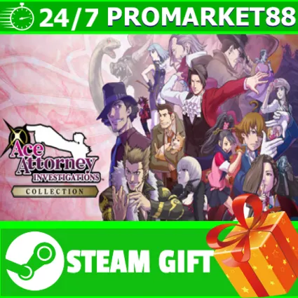⭐ ️ Ace Attorney Investigations Collection STEAM GIFT