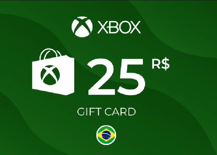 🌎 Xbox Gift Card • 25 BRL (Brazil) BR