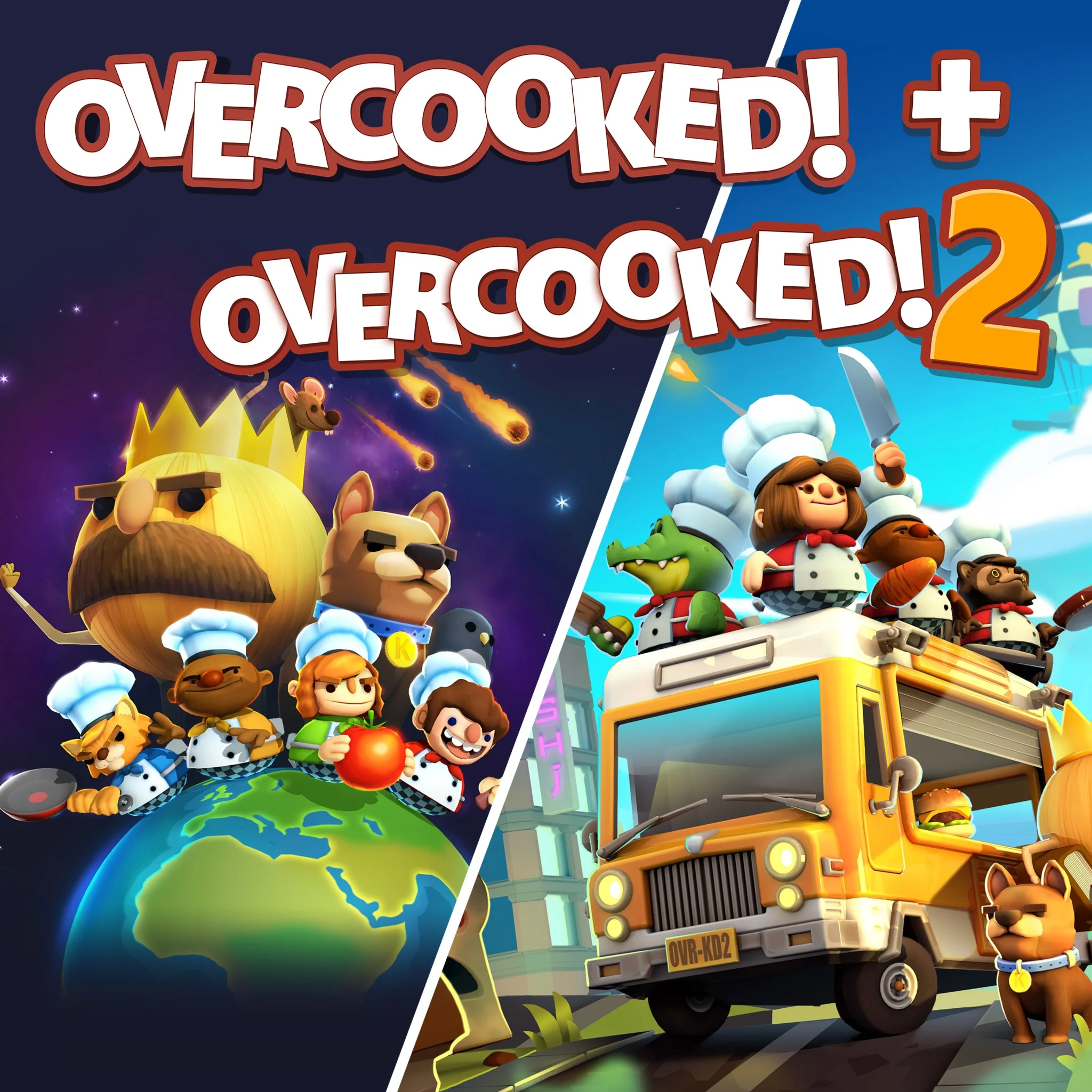 Overcooked! + Overcooked! 2PS4ПСНPLAYSTATION