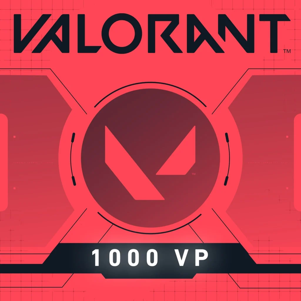 1000 VALORANT Points (50 бонус + 950)ПСНPLAYSTATION