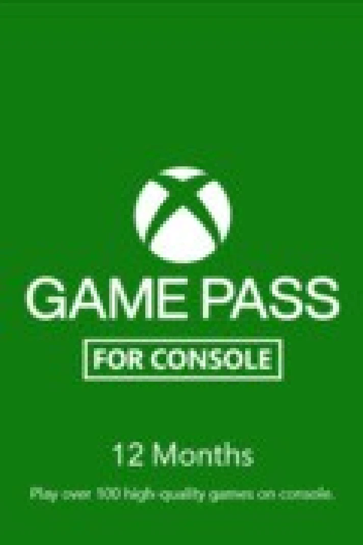 Xbox Game Pass for Console (12 month(s) subscription)