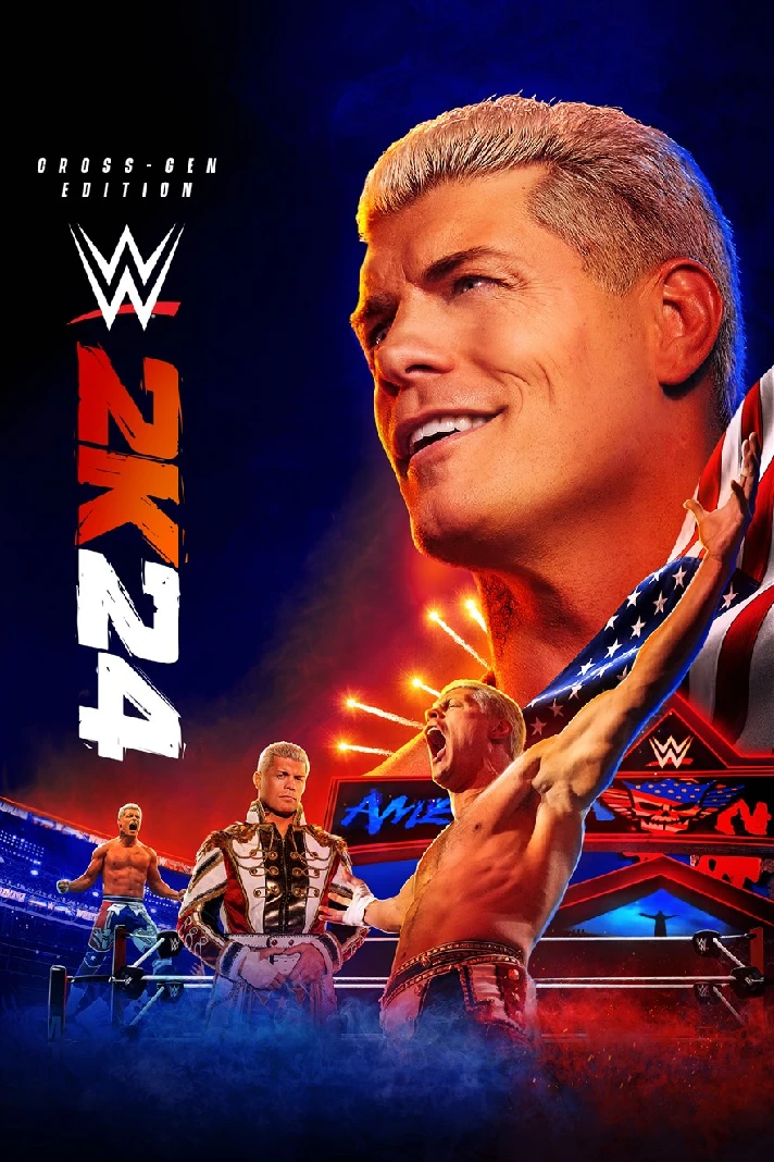 🟥🟨🟩WWE 2K24 Cross-Gen 🔑КЛЮЧ🔑 XBOX ONE/X|S🟩🟨🟥