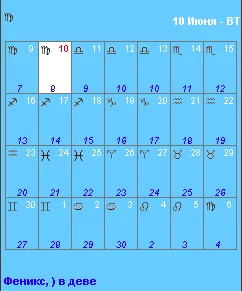 Лунный календарь на 2008 год для мобильного телефона