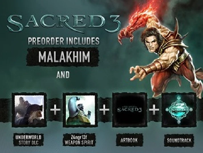 Sacred 3 Pre-Order (Steam Gift Region Free)