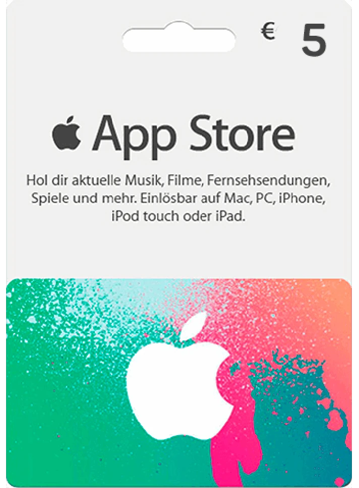 🍏 iTunes Apple Gift Card 5 € ( ITALY IT ITA  ) + 🎁